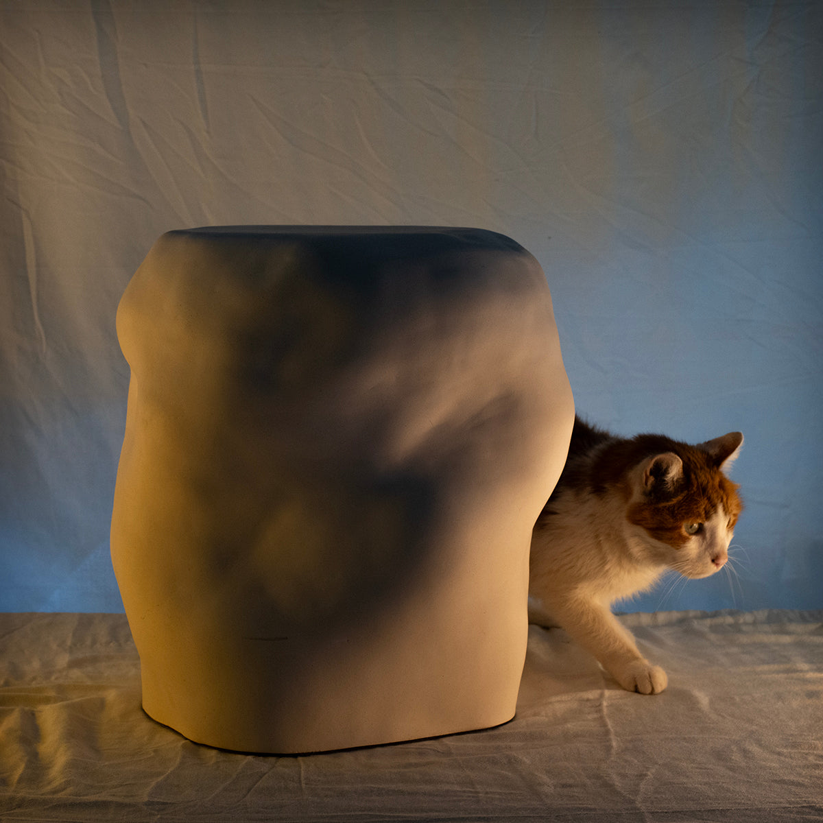 Mesa auxiliar de cerámica