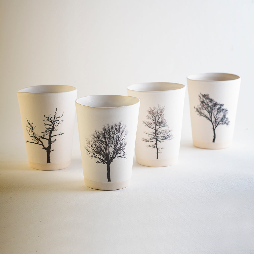 Set de vasos de árboles