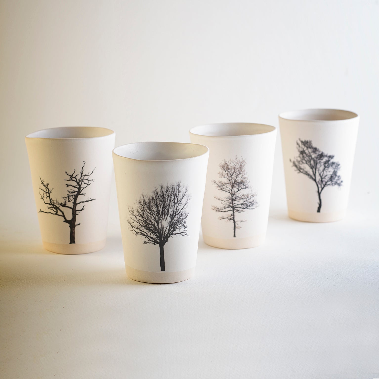 Set de vasos de árboles