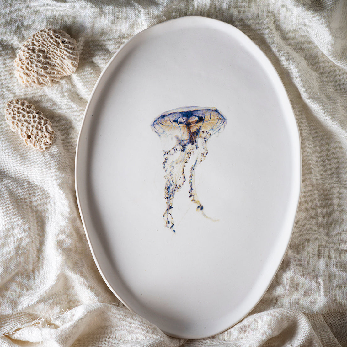 Jellyfish serving plate A